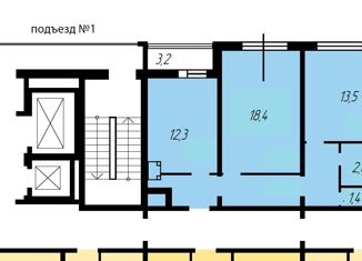 Продажа 2-комнатной квартиры, 60.4 м2, Санкт-Петербург, Кушелевская дорога, 3к2, муниципальный округ Пискарёвка