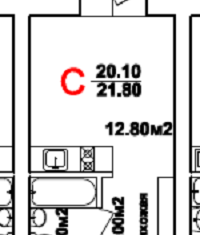 Продается квартира студия, 21.8 м2, Нижний Новгород, улица 8 Марта, 28, метро Буревестник