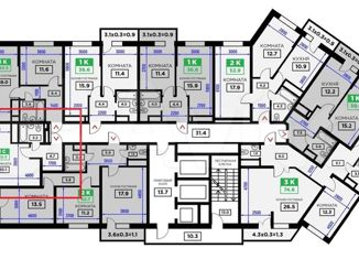 Продаю квартиру студию, 28.9 м2, Краснодар, Домбайская улица, 55к5