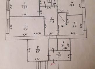 Продается трехкомнатная квартира, 64 м2, поселок Вичевщина, Заречная улица, 17