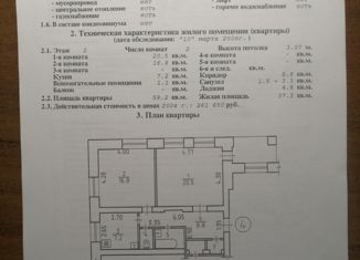 Продается 2-ком. квартира, 59.2 м2, Ижевск, Восточная улица, 81А, Первомайский район