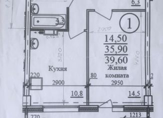 Продам однокомнатную квартиру, 40 м2, Волгоград, Ворошиловский район, улица Огарева, 21Б