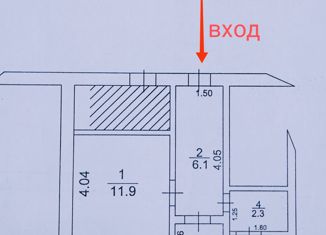 1-ком. квартира на продажу, 23.8 м2, Ишимбай, улица Академика Павлова, 14