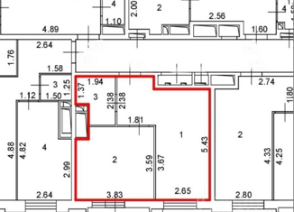 1-ком. квартира на продажу, 36.2 м2, Москва, метро Авиамоторная, улица Крузенштерна