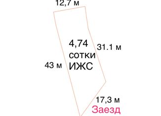 Участок на продажу, 4.74 сот., село Верховское, СНТ Омега, 2