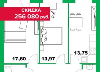 Продается 2-ком. квартира, 64 м2, село Михайловка, Сливовая улица, 2/1