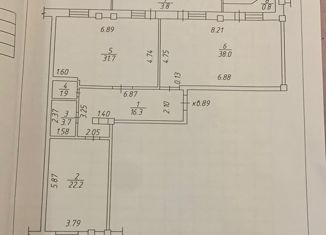 Продажа 2-ком. квартиры, 118.4 м2, Татарстан, Набережночелнинский проспект, 5Б