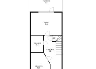 Дом на продажу, 95.5 м2, посёлок Краснодарский, Варениковская улица, 13