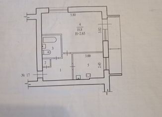 Продам 1-ком. квартиру, 35.5 м2, Волгоград, улица Николая Отрады, 30