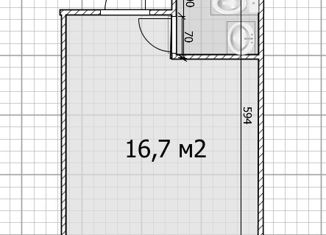 Продам квартиру студию, 16.7 м2, Москва, район Чертаново Центральное, Чертановская улица, 43к2