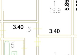 Продается 2-ком. квартира, 59 м2, Москва, Беловежская улица, 37, станция Немчиновка