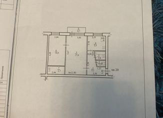 Продается 2-ком. квартира, 45 м2, Забайкальский край, улица Гагарина, 9