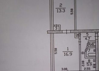 Продаю двухкомнатную квартиру, 44.7 м2, посёлок Тоншалово, Молодёжная улица, 5