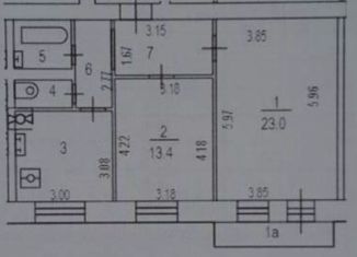 Продаю 2-ком. квартиру, 58.4 м2, Москва, ВАО, проспект Будённого, 29/1