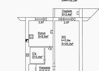 Продается 1-комнатная квартира, 40 м2, Гай, 8-й микрорайон, 25