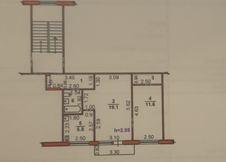 Продажа 2-комнатной квартиры, 46 м2, Невинномысск, Северная улица, 6А