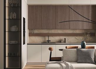 1-комнатная квартира на продажу, 45 м2, Ростов-на-Дону, Красноармейская улица, 157В/83с1, ЖК Рубин