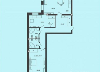 Продается 3-ком. квартира, 120.11 м2, Новосибирская область, улица Дуси Ковальчук, 238