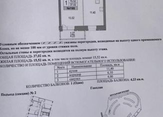 Продаю 1-комнатную квартиру, 41.2 м2, Санкт-Петербург, Коломяжский проспект, 5к3, ЖК Приморский Квартал