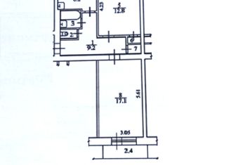 Продается 2-ком. квартира, 49.5 м2, Санкт-Петербург, проспект Энергетиков, 30к1, муниципальный округ Большая Охта