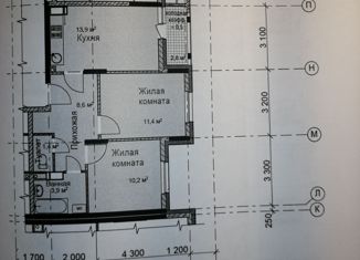 2-ком. квартира на продажу, 50.8 м2, Нижний Новгород, проспект Героев Донбасса, 8, ЖК Новая Кузнечиха