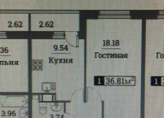 Продам 1-комнатную квартиру, 36.8 м2, Ленинградская область, Екатерининская улица, 22к1