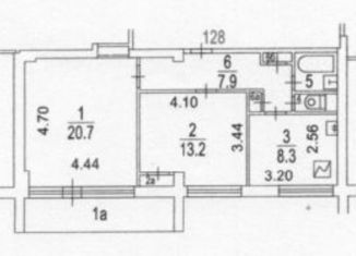 2-ком. квартира на продажу, 60 м2, Москва, улица Рогожский Вал, 4, улица Рогожский Вал