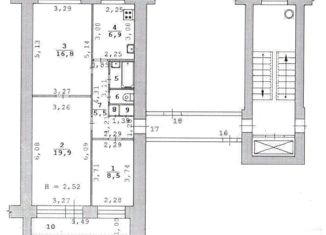 Продается трехкомнатная квартира, 61.4 м2, Екатеринбург, улица Пирогова, 4