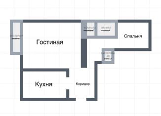 2-комнатная квартира на продажу, 51.8 м2, Троицк, улица имени С.И. Ловчикова, 2А