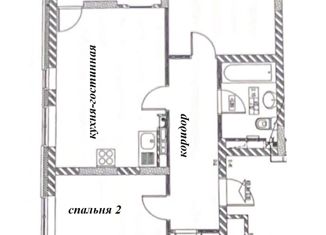 Двухкомнатная квартира на продажу, 61.3 м2, Екатеринбург, улица Новаторов, 8В, улица Новаторов