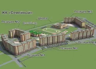 Продажа 2-ком. квартиры, 46 м2, село Семёновка, Молодёжная улица, 17