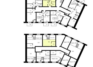 Продам 2-комнатную квартиру, 54 м2, деревня Скотное, Вересковая улица, 4к1
