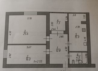 Продается 3-комнатная квартира, 82.1 м2, Майкоп, Пионерская улица, 377