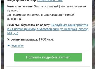 Продаю участок, 10 сот., Благовещенск, 8-й проезд Северной улицы