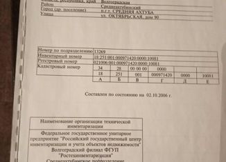 Продам 3-комнатную квартиру, 58.4 м2, рабочий поселок Средняя Ахтуба, Октябрьская улица, 90