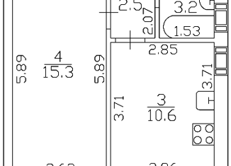 Продажа 1-ком. квартиры, 31.6 м2, посёлок Шушары, Московское шоссе, 256к4, ЖК Вариант