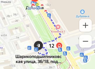 Продается квартира студия, 21.6 м2, Москва, Шарикоподшипниковская улица, 36/18, Шарикоподшипниковская улица