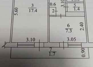 Продается 1-комнатная квартира, 34.9 м2, Канаш, улица Машиностроителей, 4