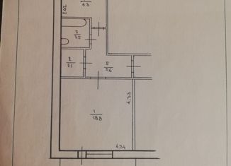 Продается 1-ком. квартира, 38.4 м2, поселок Ростовка, посёлок Ростовка, 16