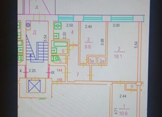 Продаю 3-ком. квартиру, 55 м2, Москва, Авиационная улица, 68, станция Щукинская