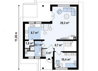 Продаю дом, 140 м2, село Каймары, улица Баратынского, 30