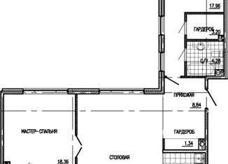 Двухкомнатная квартира на продажу, 111 м2, Санкт-Петербург, 20-я линия Васильевского острова, 5, ЖК Маленькая Франция