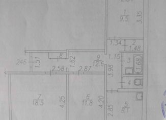 Продажа 3-комнатной квартиры, 67.1 м2, Новокузнецк, Ноградская улица, 1