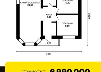 Продажа дома, 80 м2, хутор Копанской, улица Красные Зори
