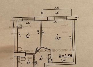 Однокомнатная квартира на продажу, 32.4 м2, село Пивань, Строительная улица, 3