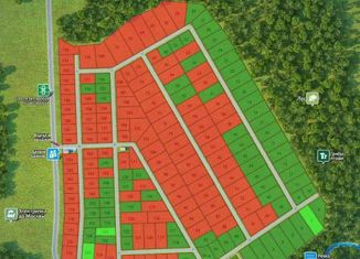 Продажа земельного участка, 9.8 сот., Тульская область, коттеджный посёлок Лес удач, 90