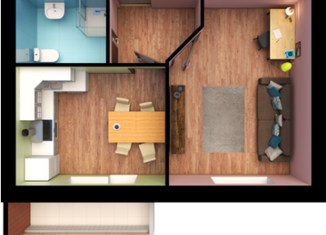 1-ком. квартира на продажу, 34.8 м2, аул Новая Адыгея, Бжегокайская улица, 25/5