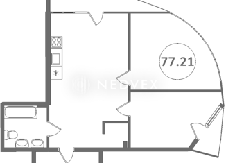 Продается 2-комнатная квартира, 96.6 м2, Сочи, микрорайон Приморье
