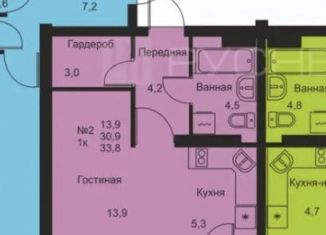 Продается 1-комнатная квартира, 32 м2, Кировская область, Современная улица, 13