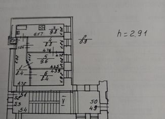 Продам 3-ком. квартиру, 45 м2, Санкт-Петербург, Опочинина улица, 7, Опочинина улица